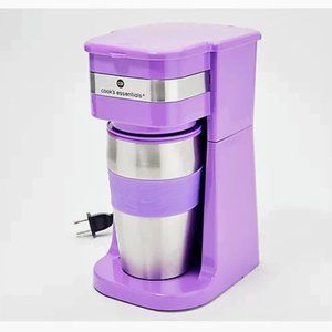 Cook's Essentials Single-Serve Coffee Maker w/ Tumbler